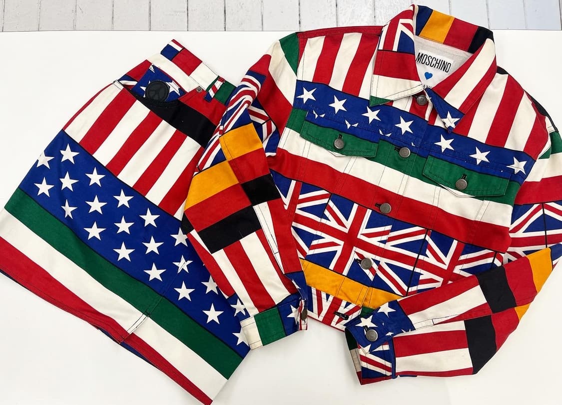 모스키노 세계국기 셋업 상품이미지1