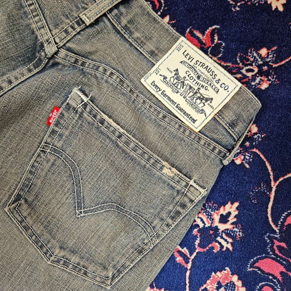 리바이스(Levis) 90's No. 503 빈티지 화이트패치 데님 상품이미지3