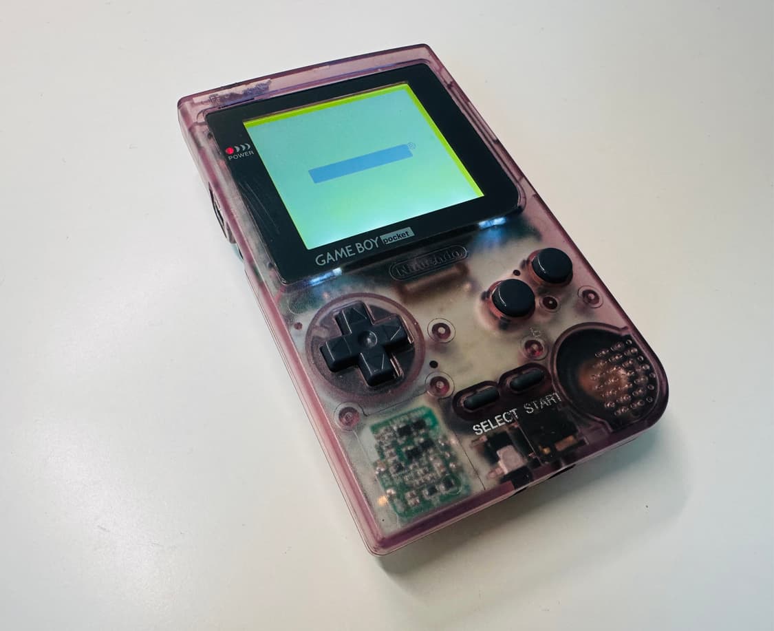 닌텐도 GBP 게임보이 포켓 클리어 퍼플 백라이트 버전 판매 (GBA) 상품이미지3