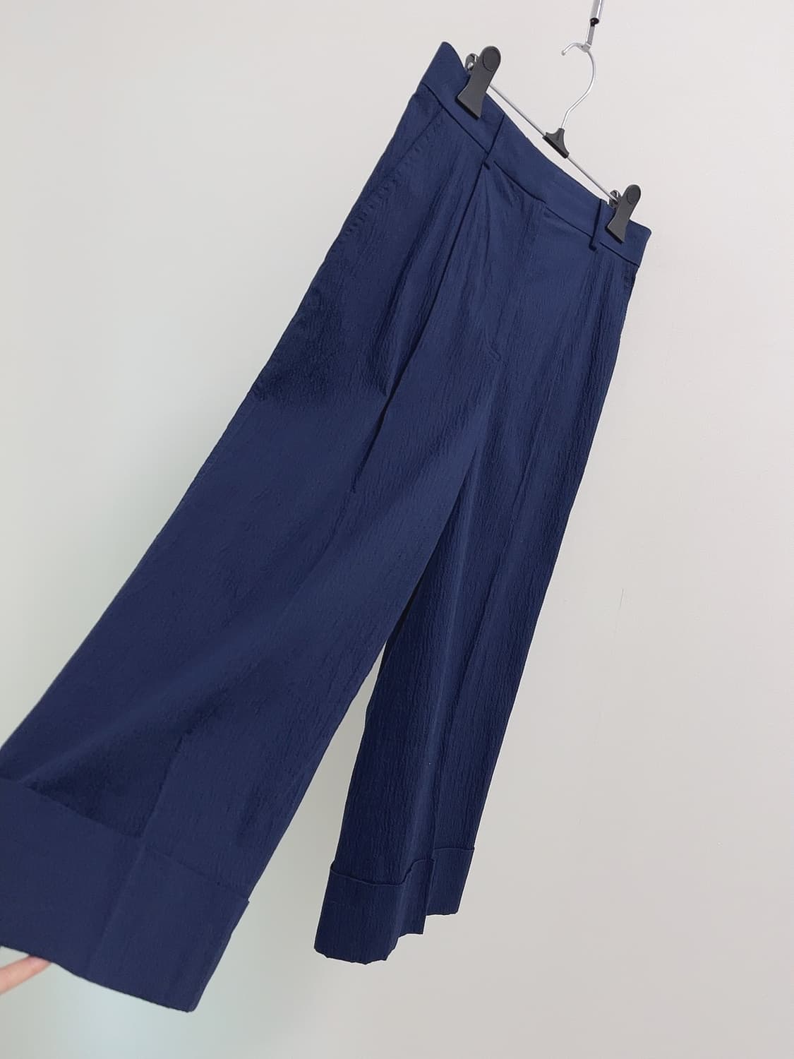 코스 네이비 시어서커 팬츠 상품이미지3