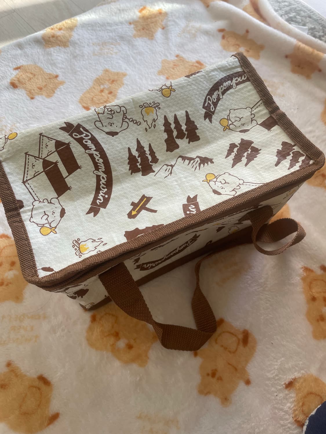 Sanrio 산리오 폼폼푸린 보냉백 💛🤎 상품이미지3