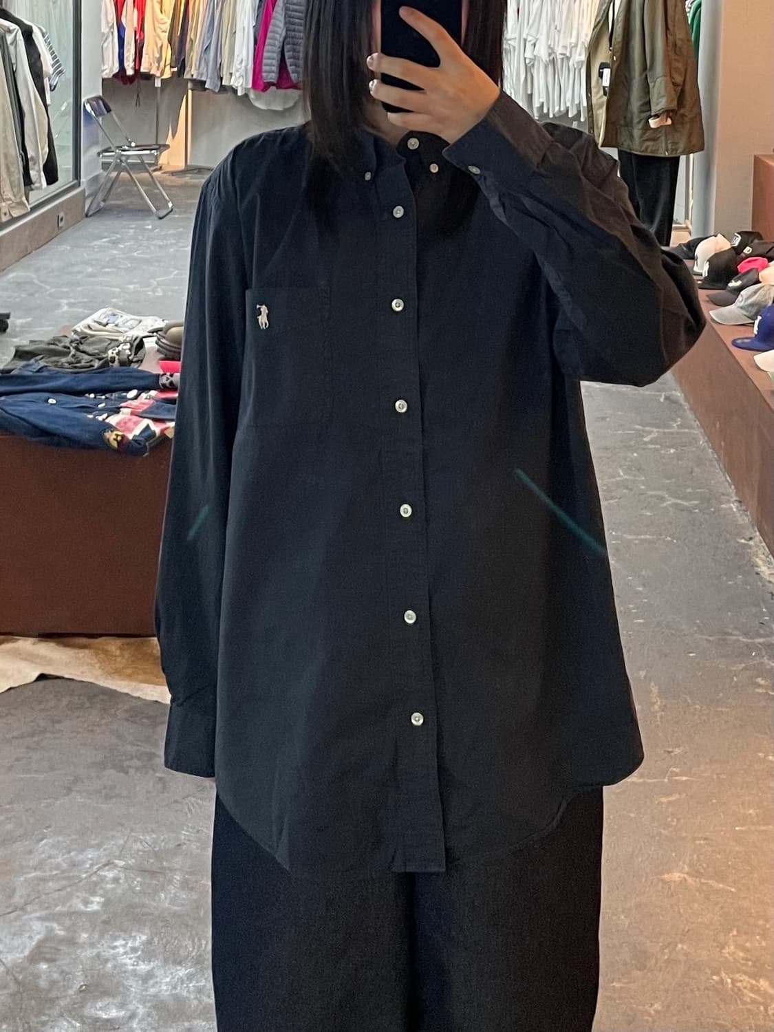 폴로 랄프로렌 다크그레이 셔츠 H1984 상품이미지1