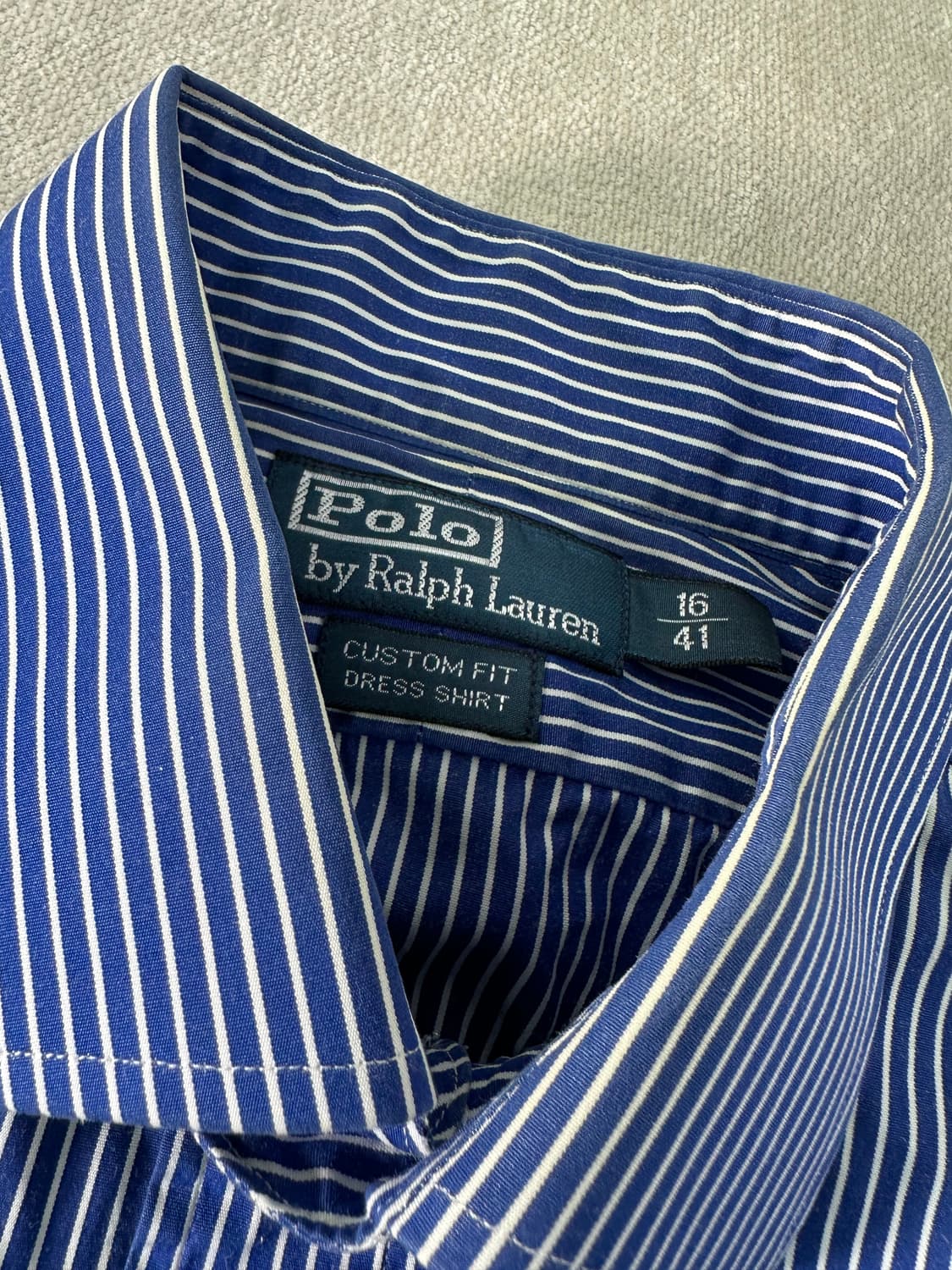 100 폴로랄프로렌 스트라이프 커스텀핏 셔츠 상품이미지2