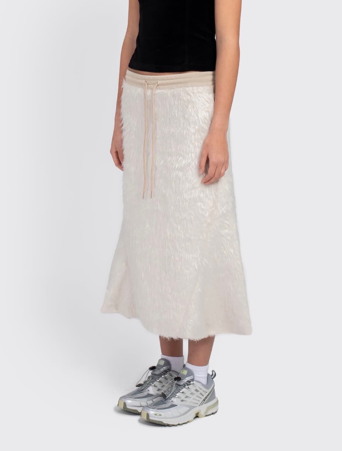 오픈와이와이 퍼 스커트 SHAGGY FUR SKIRT 상품이미지2