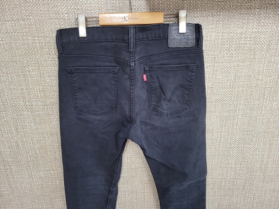 33인치 리바이스 510 스키니핏 청바지 흑청 상품이미지3