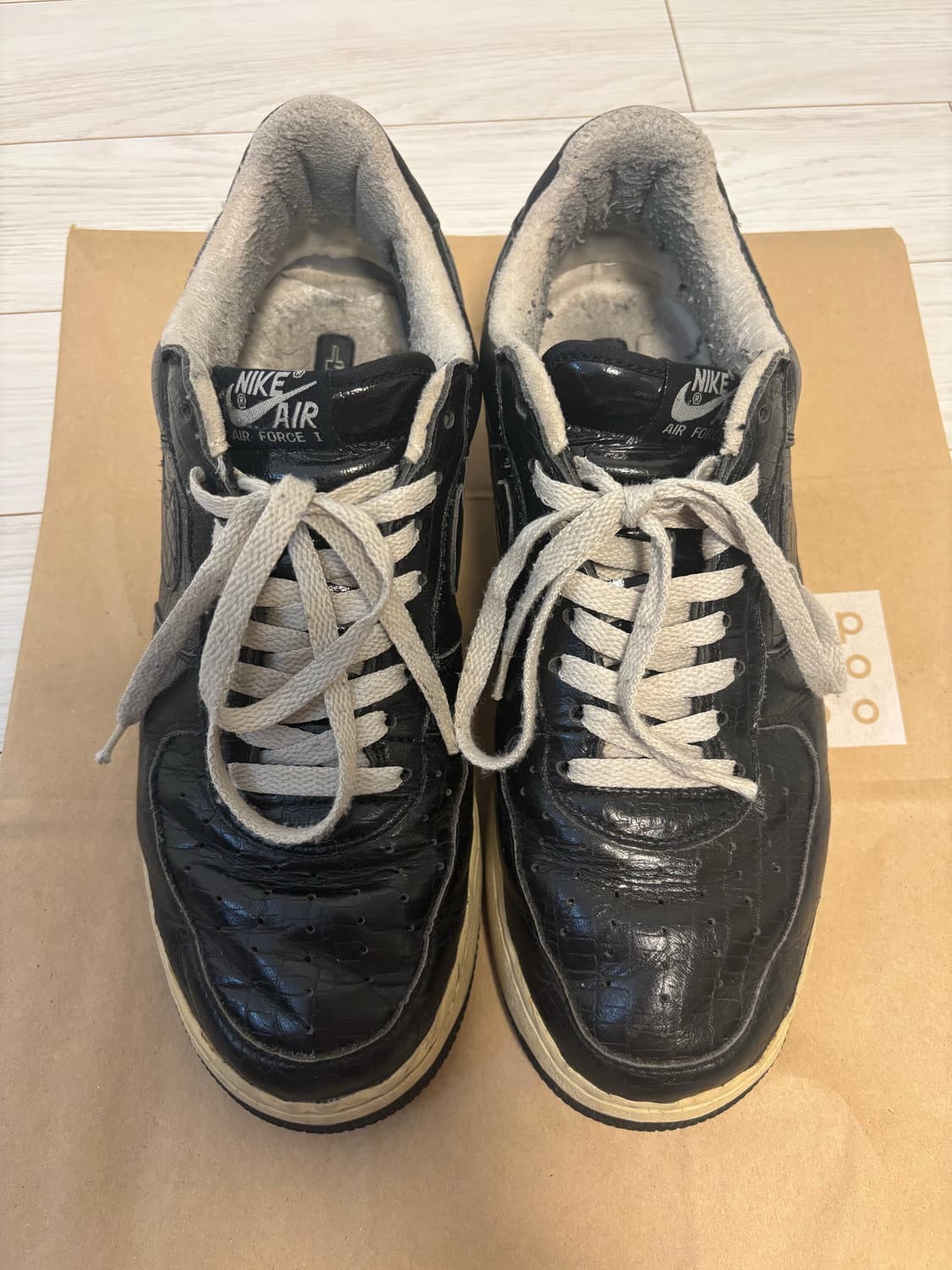 [280] 나이키 HTM 에어포스 블랙 판매합니다. 상품이미지1