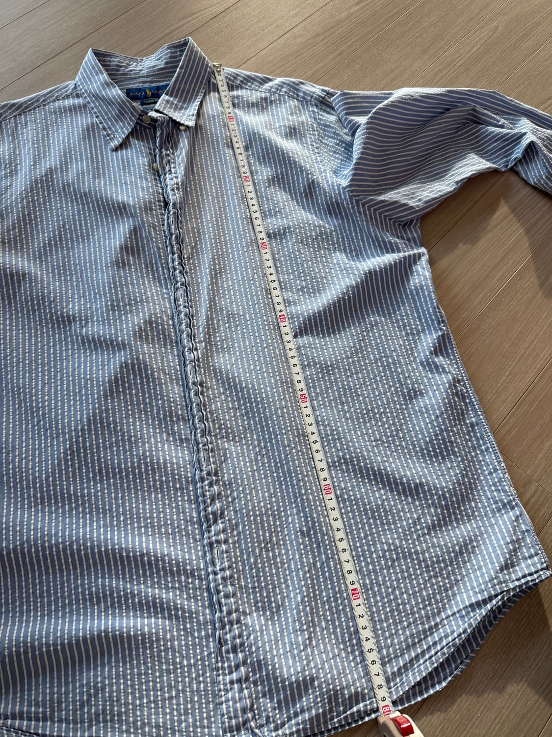 polo 폴로 시어서커 스트라이프 셔츠 xl 상품이미지6