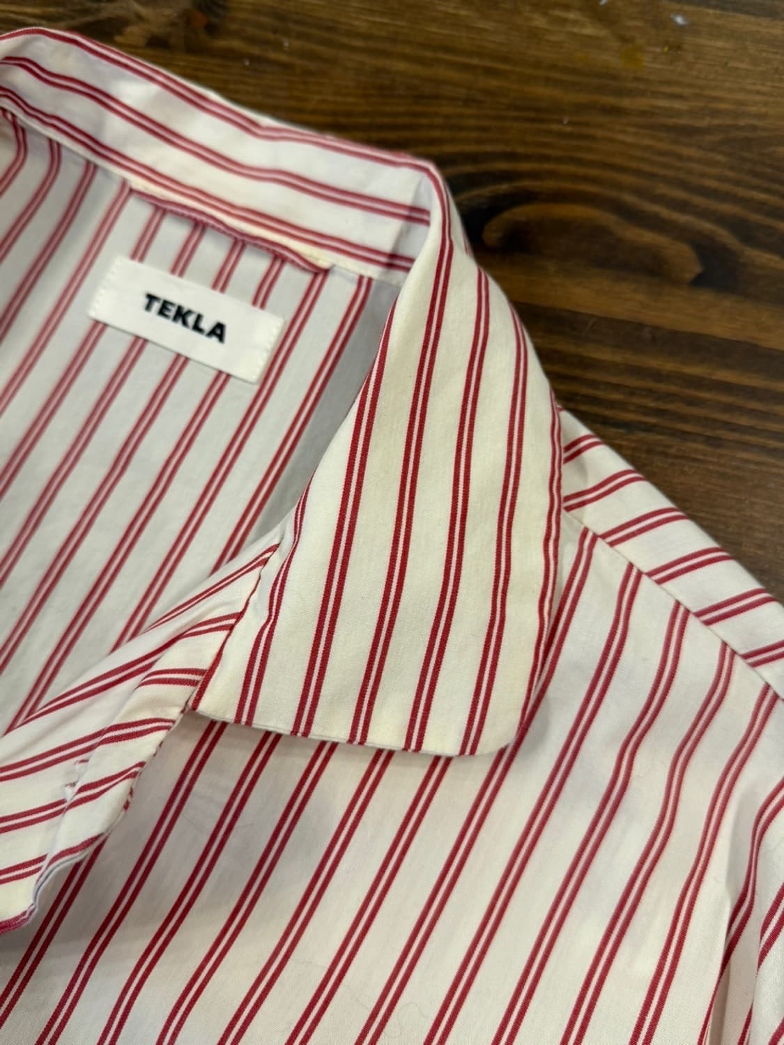 TEKLA 테클라 오픈칼라넥셔츠 남성100 상품이미지6