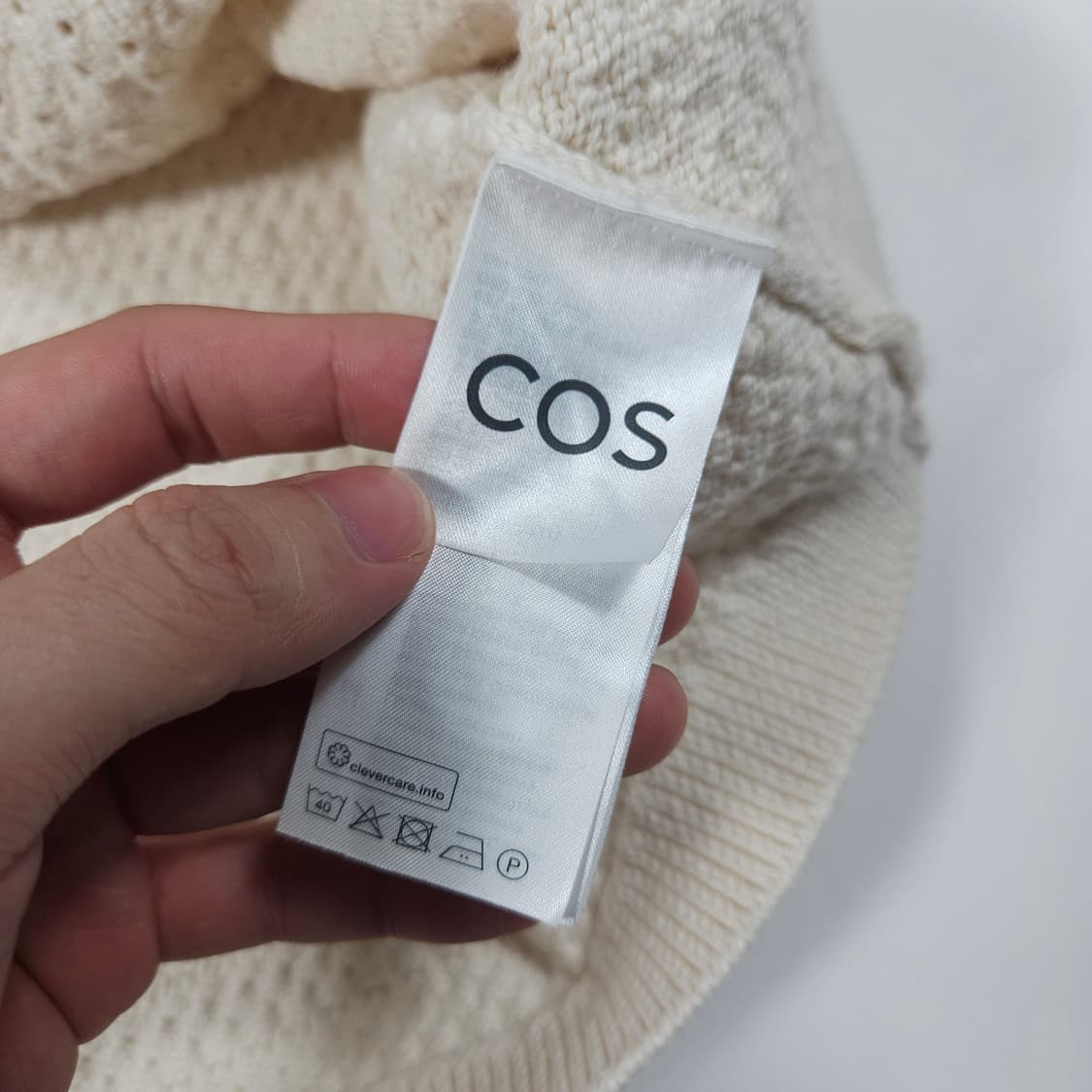 COS 코스 릴렉스드 반팔 가디건  상품이미지4