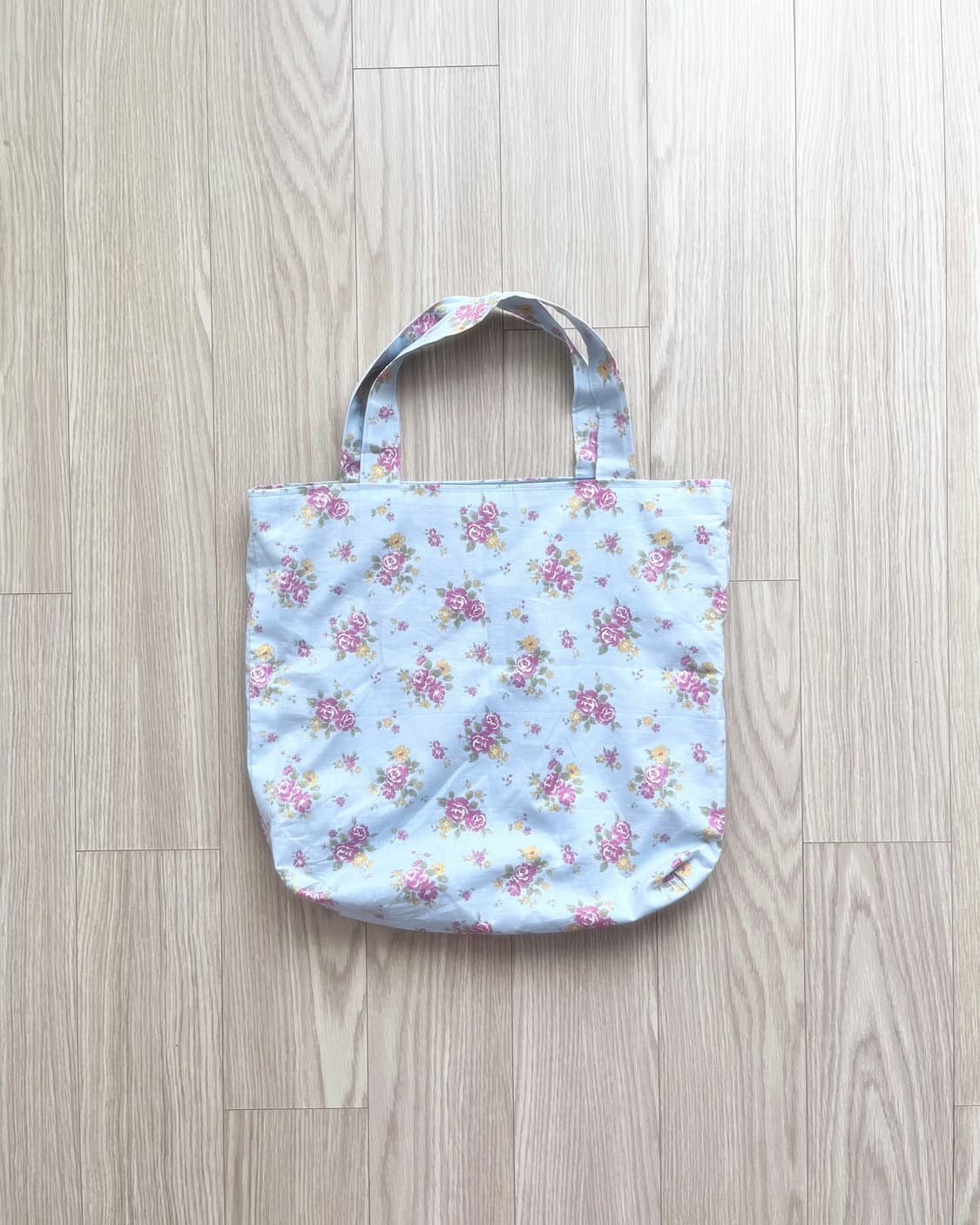 소프트 블루 플라워 가방  상품이미지1