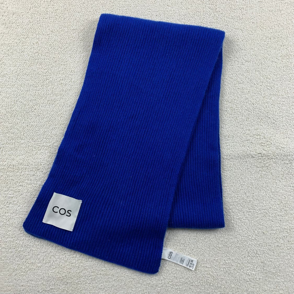 코스 울 캐시미어 스카프 머플러 블루 상품이미지1