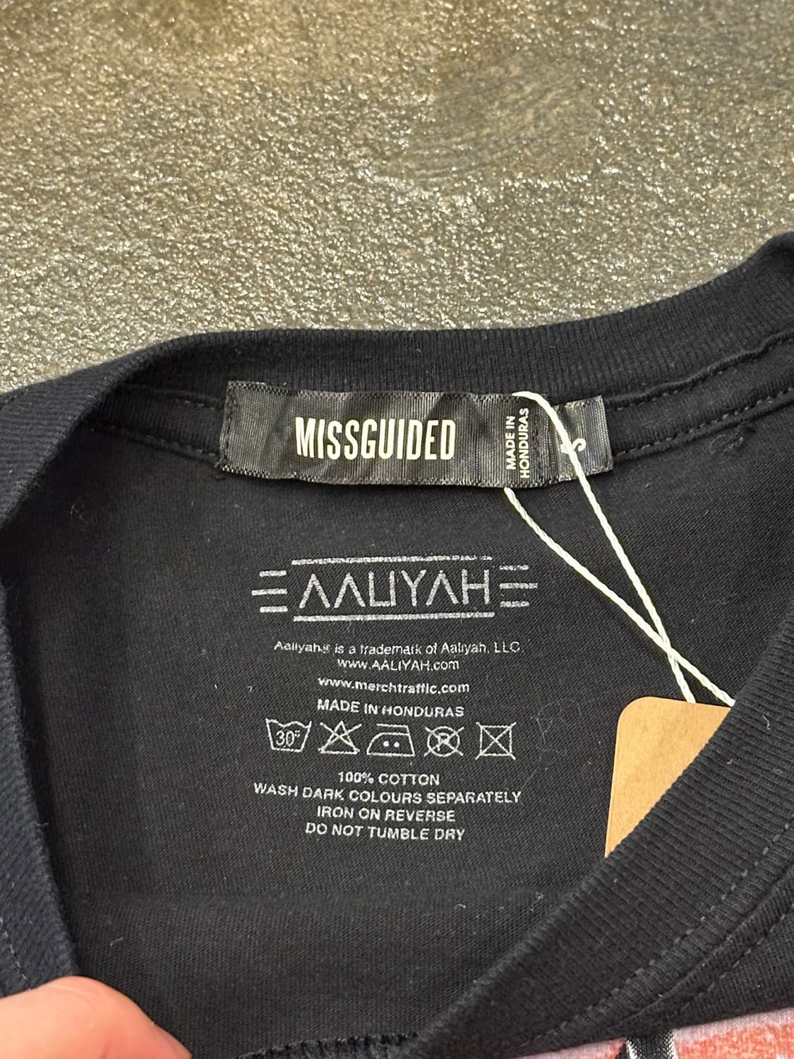 알리야 Aaliyah 프린팅 빈티지 반팔 티셔츠  S 상품이미지4