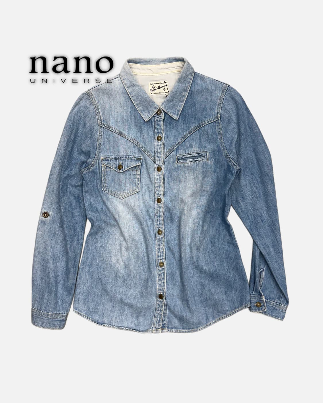 western pocket denim shirt 상품이미지1