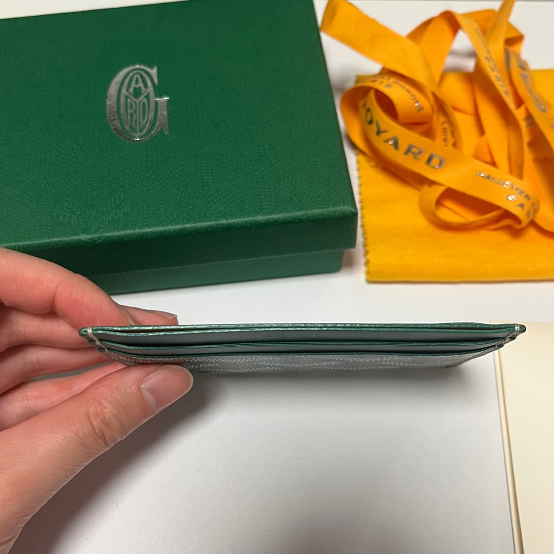 고야드 카드지갑(그린) 상품이미지4