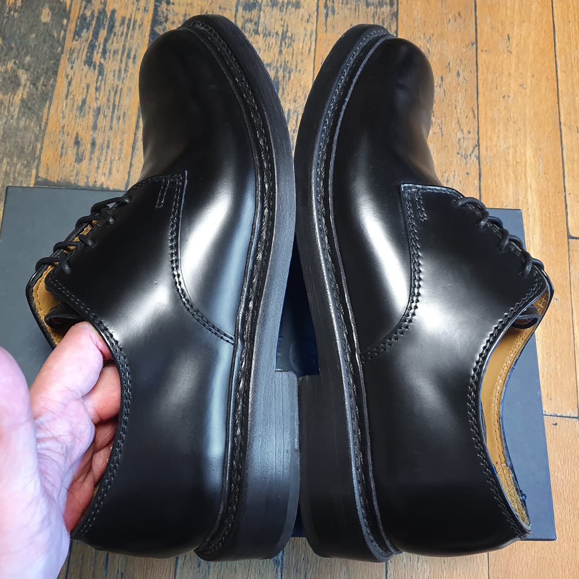 [260] 아워레가시 유니폼 퍼레이드 더비 슈즈 블랙 아워레가시 더비 상품이미지2