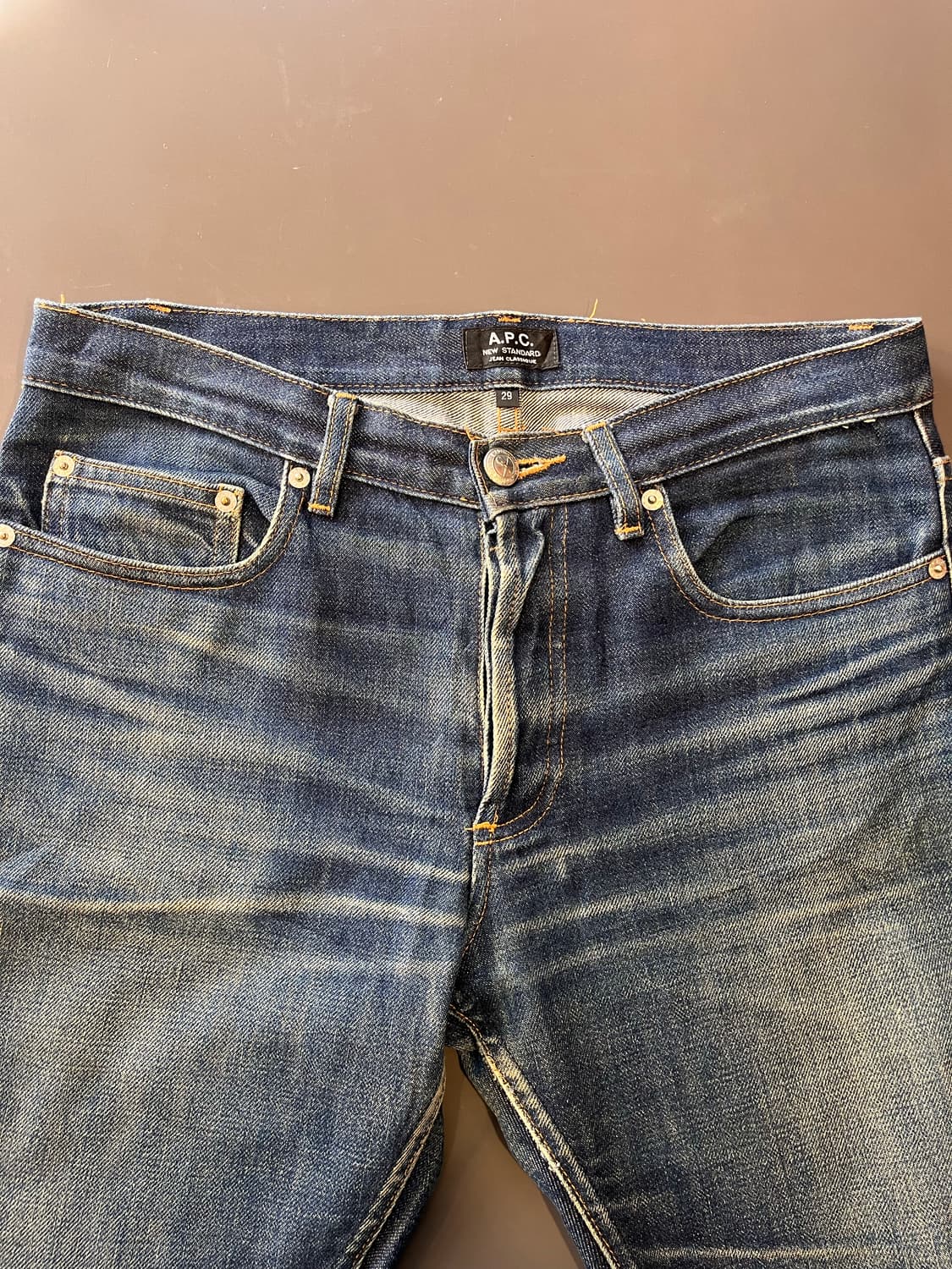 A.P.C. 뉴 스탠다드 셀비지 데님 팬츠 (29) 상품이미지4