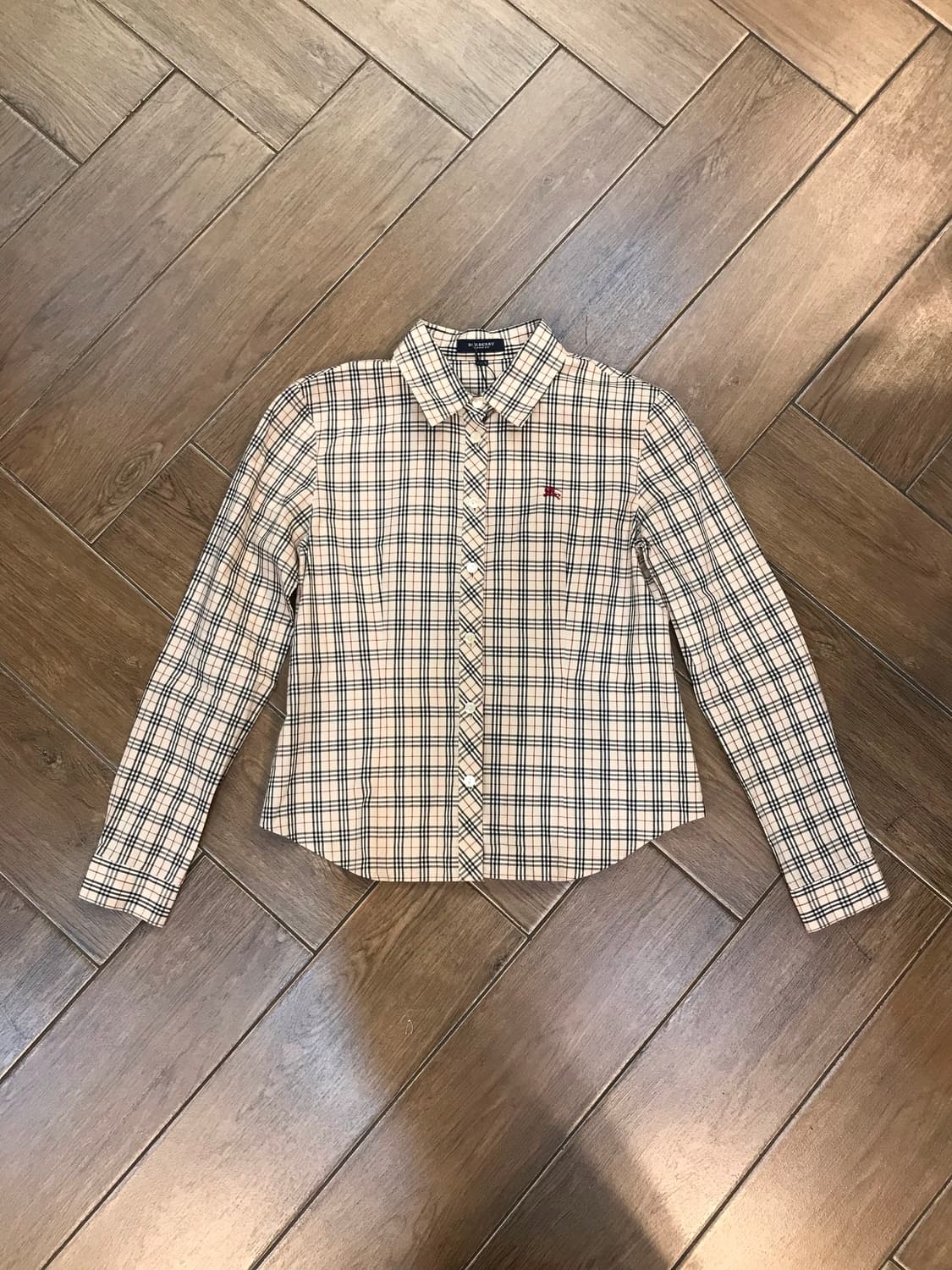 버버리 스몰로고 노바 체크 셔츠 상품이미지3