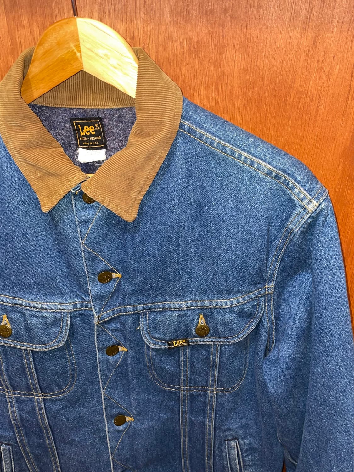 (L) 80s USA Lee 리 스톰라이더 데님 자켓 상품이미지5