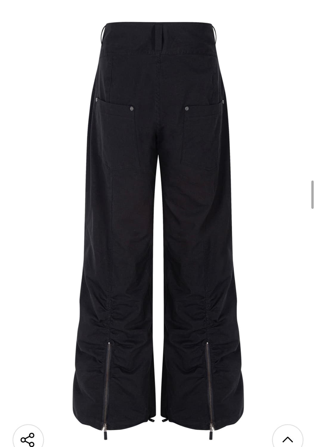 Ava Parachute Wide Pants (Black) 상품이미지2