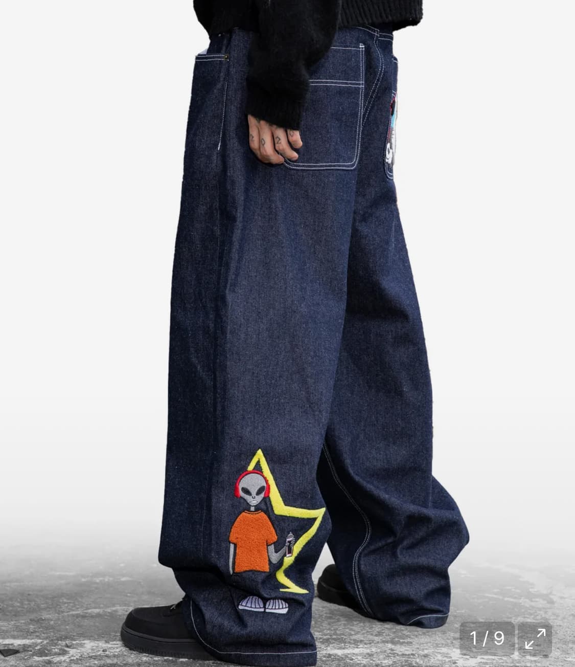 엑스톤즈 스커퍼 에일리언 데님 팬츠 S 상품이미지2