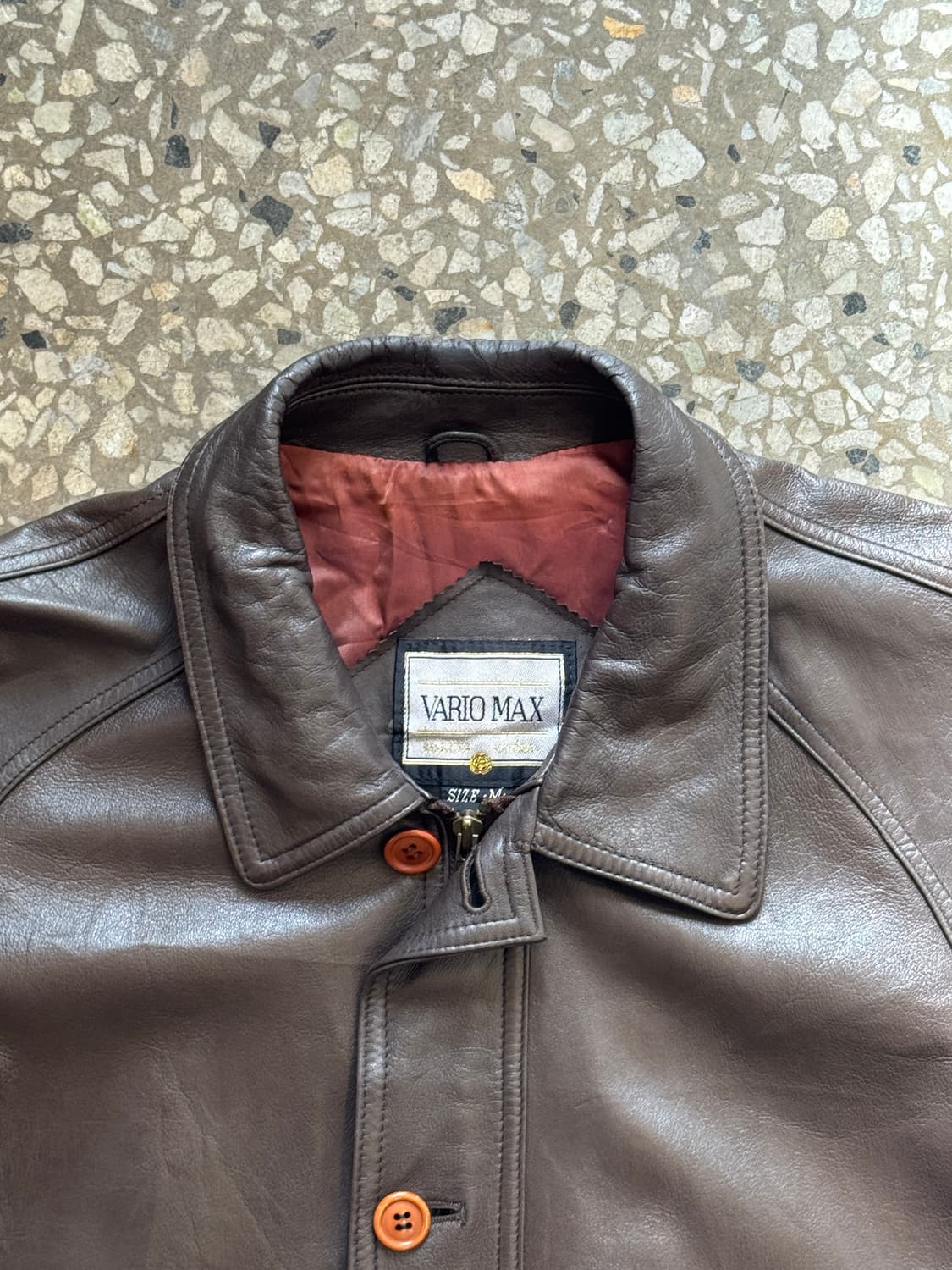 빈티지 양가죽 브라운 카코트(O50) 상품이미지4