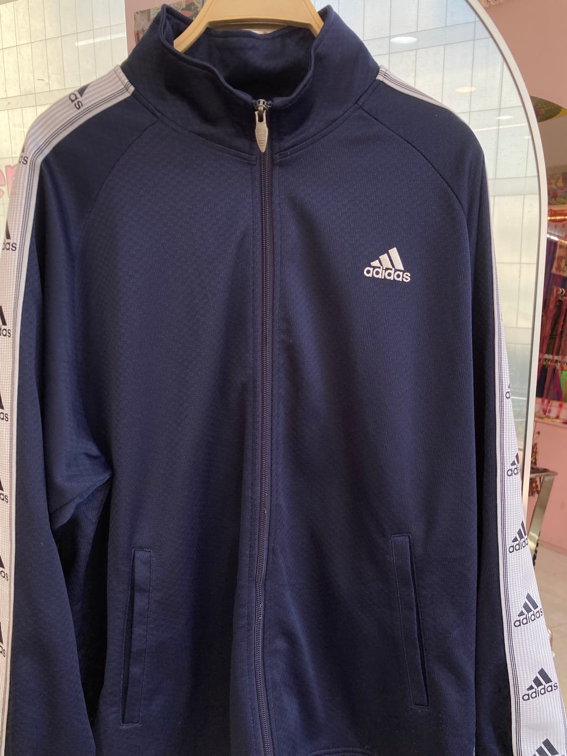 아디다스 adidas 네이비 트랙 집업 상품이미지2