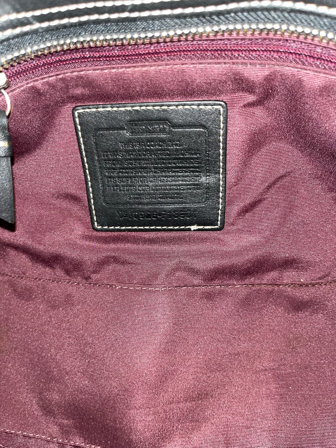  📦Coach Black leather shoulder bag 상품이미지9