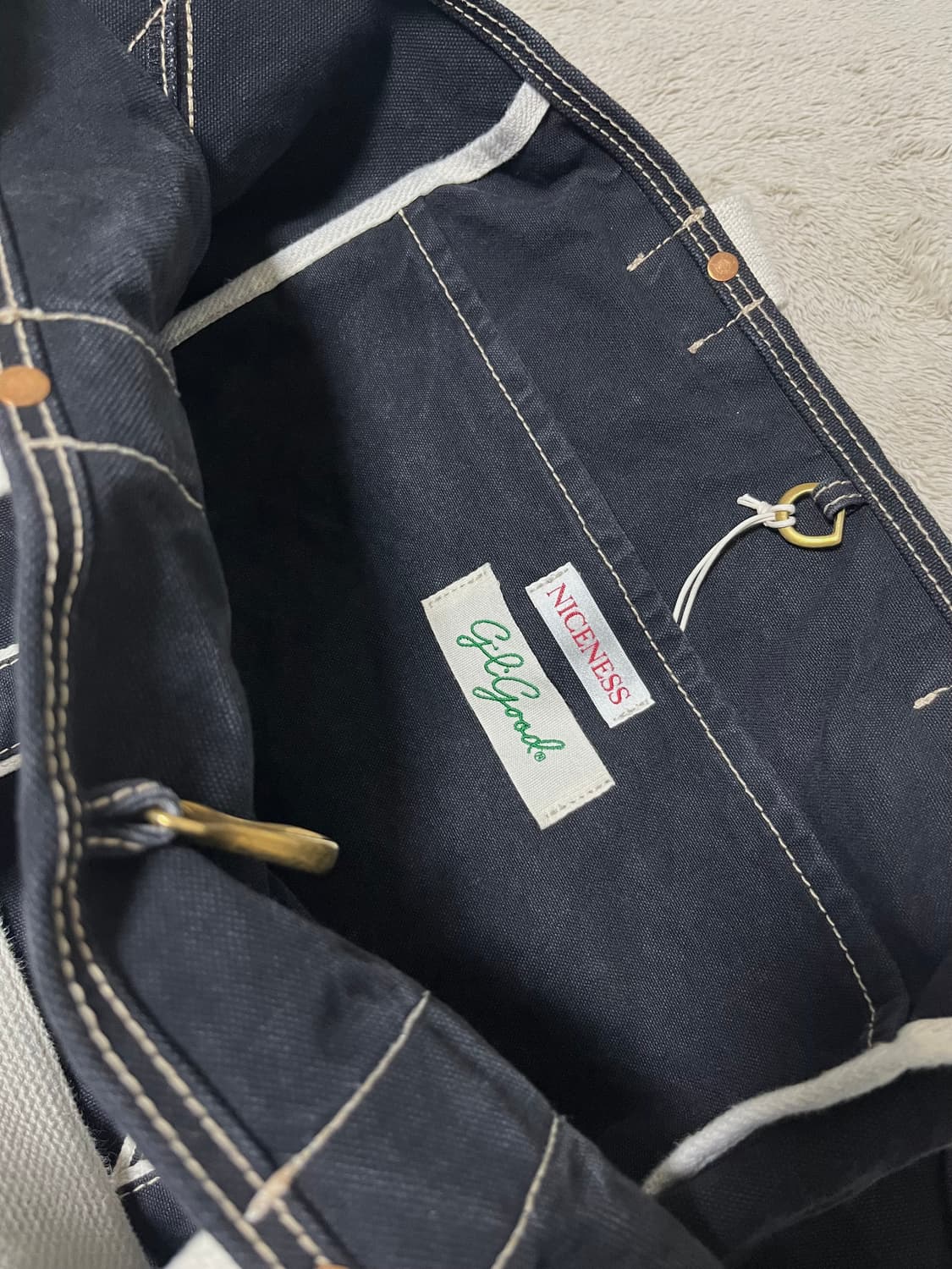 나이스네스 l.lesh 토트백 / 블랙 상품이미지3