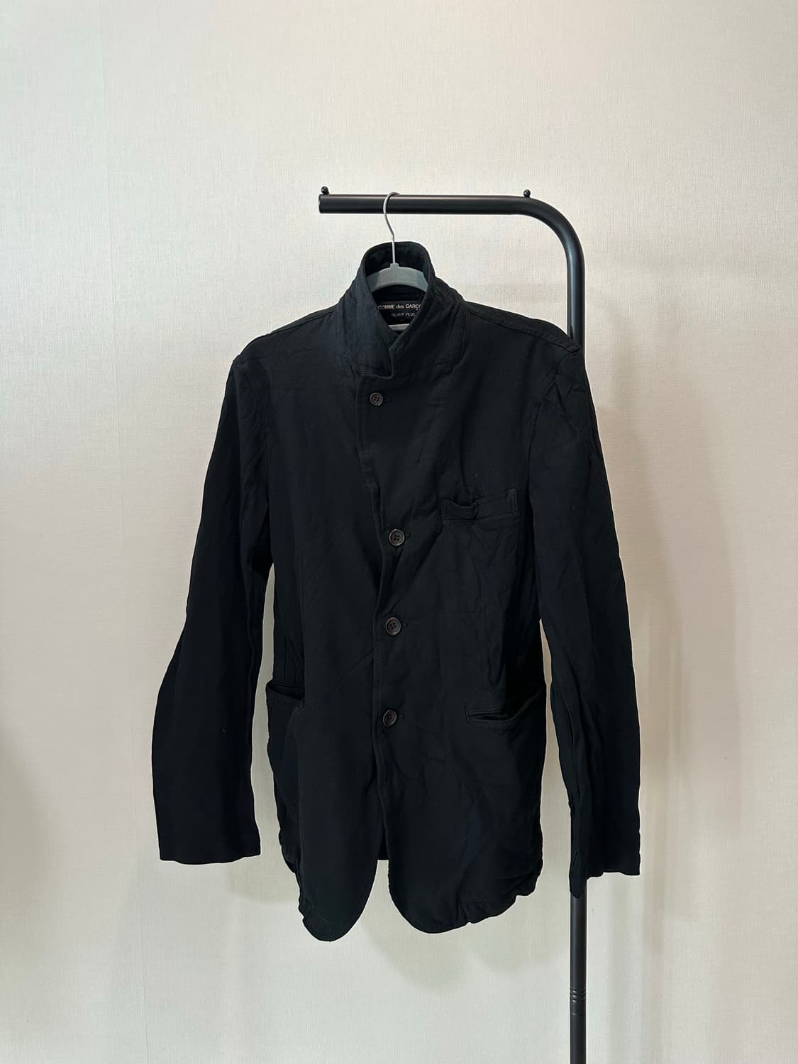 꼼데가르송 옴므 플러스 2004 축융 폴리 블레이져 상품이미지1