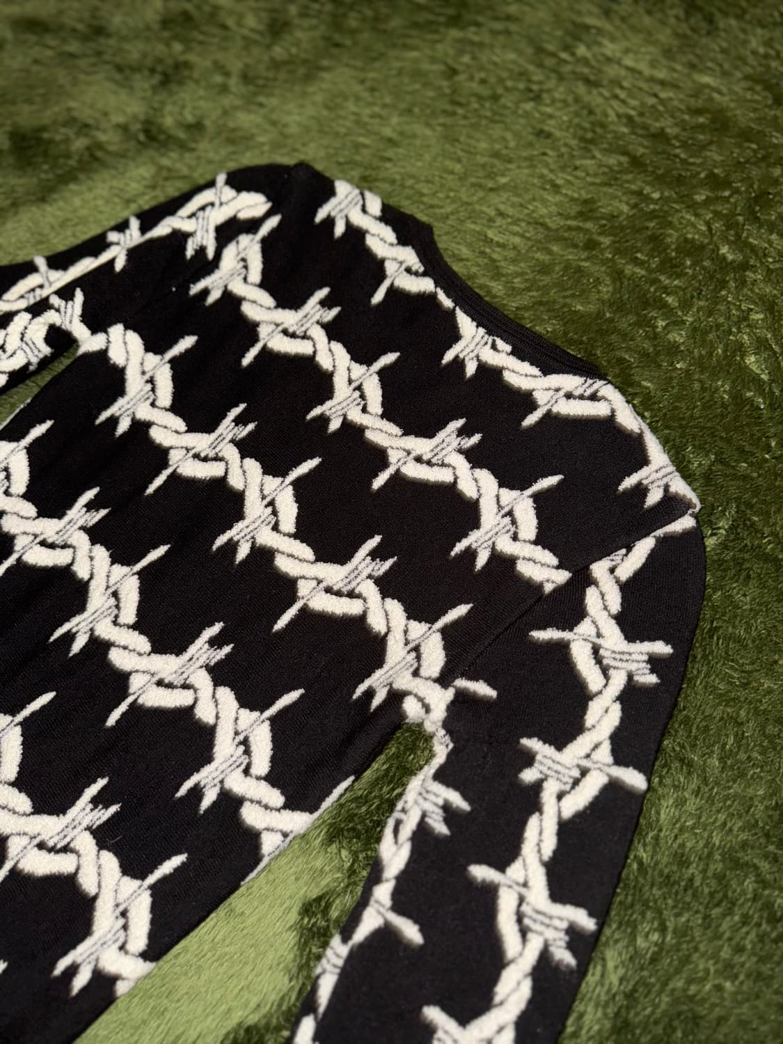 [XS] 비비안웨스트우드 앵글로매니아 와이어 니트 롱슬리브 원피스 상품이미지8