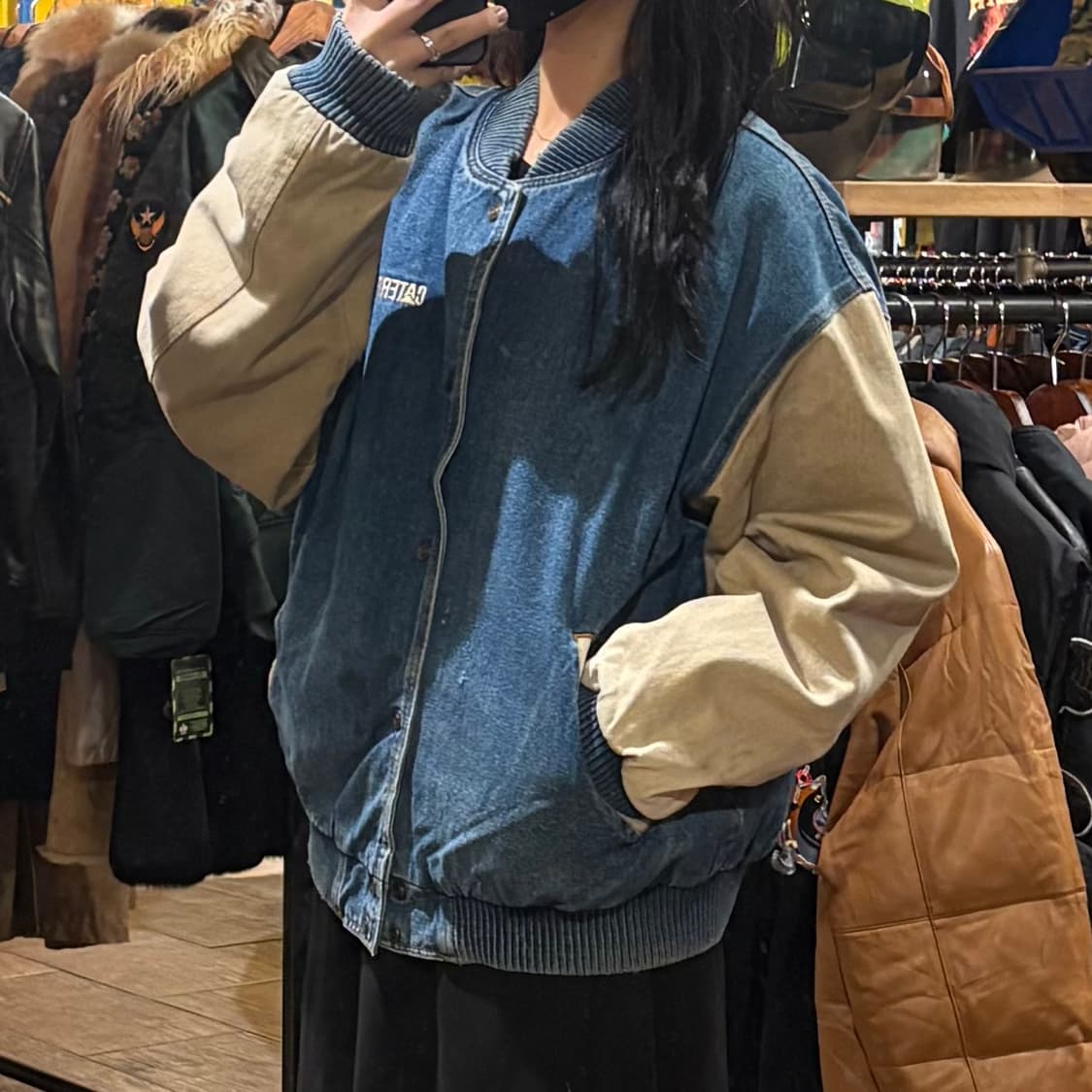 [HI] VTG 데님바시티자켓 중청 상품이미지3