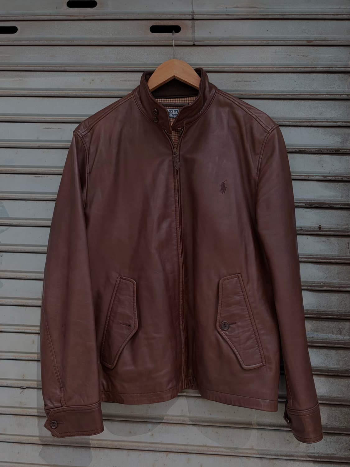폴로 랄프로렌 헤링턴 레더 자켓 상품이미지2