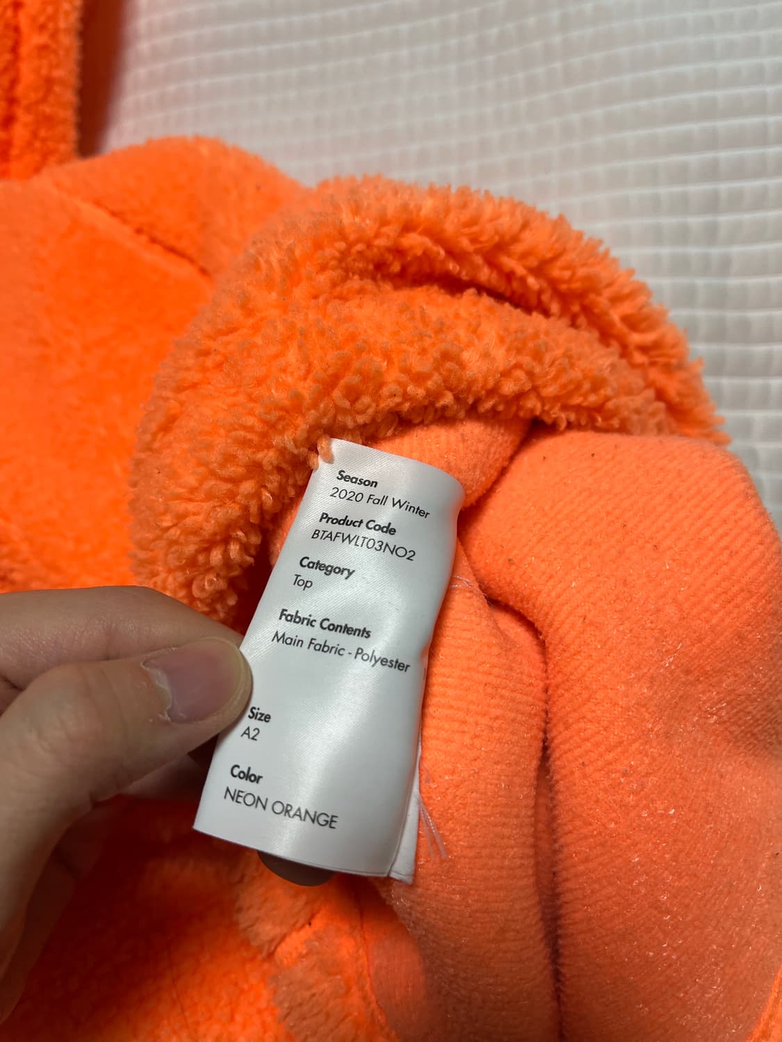 [A2] 아더에러 칼시드 플리스 후리스 오렌지 아노락 반집업 하프집업 상품이미지10