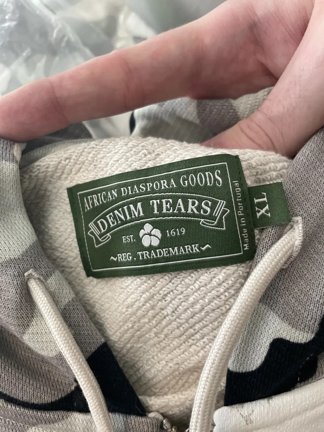 데님티어스 스노우 카모 후드집업 상품이미지2