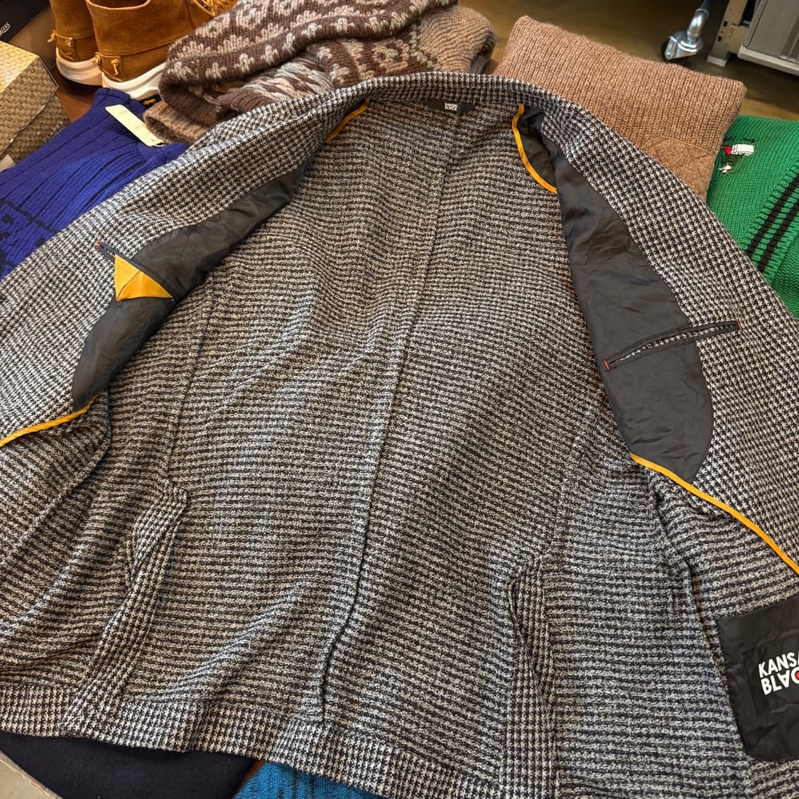 간사이 블랙 오버 블레이저 상품이미지7