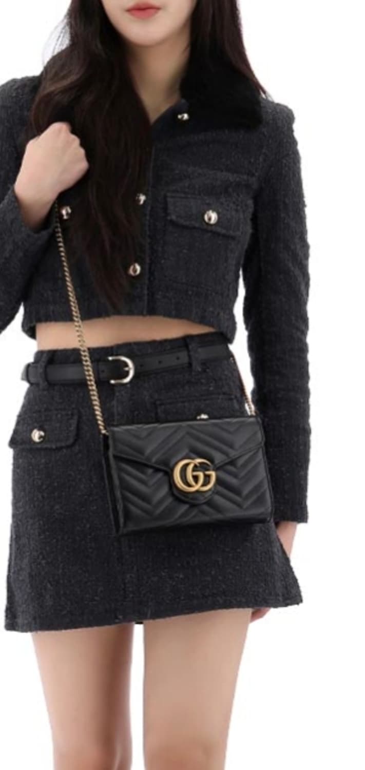 구찌 마몽 마틀라세 크로스백/숄더백 정품S급(감정O) 상품이미지1