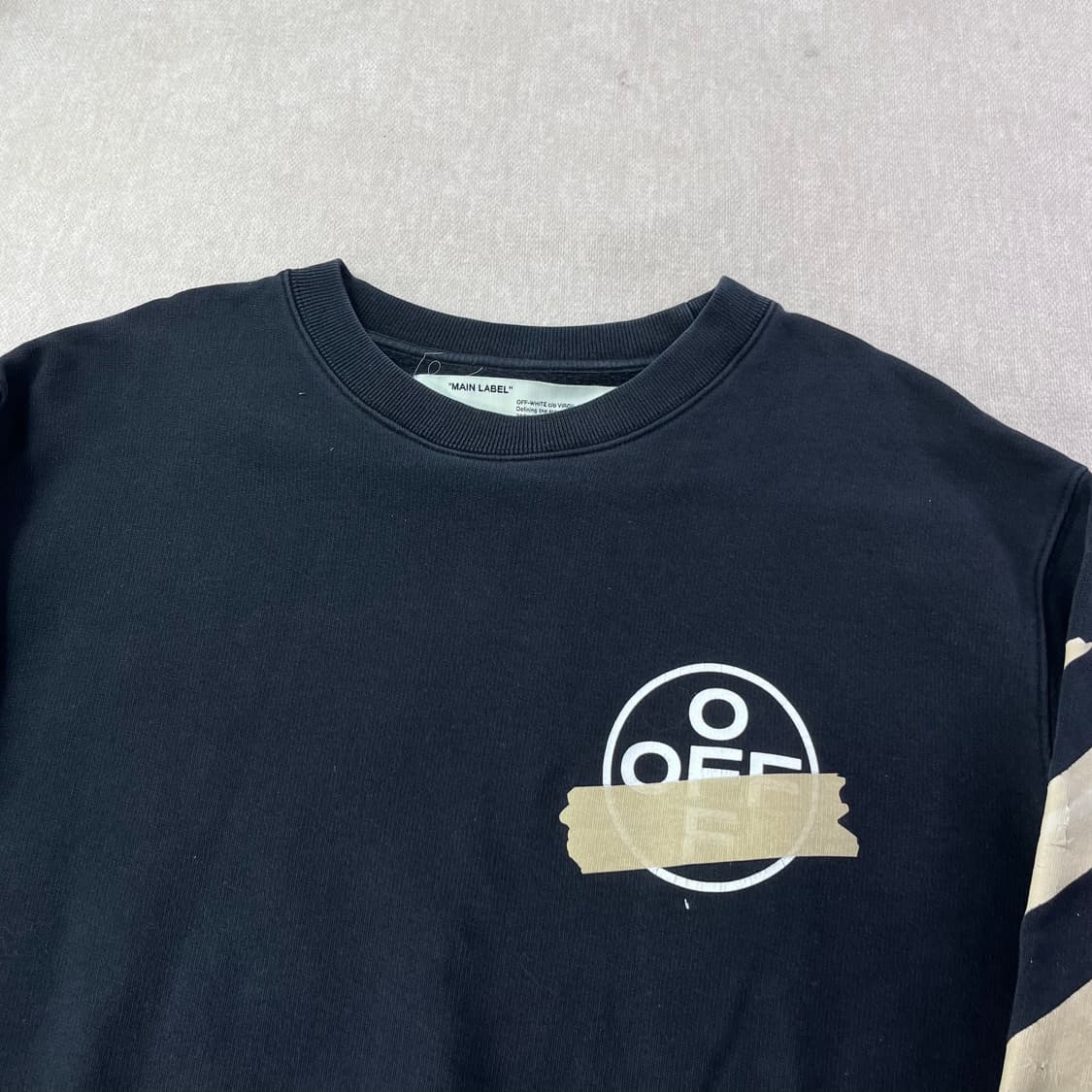 100 19f/w 오프화이트 lo 맨투맨 상품이미지3