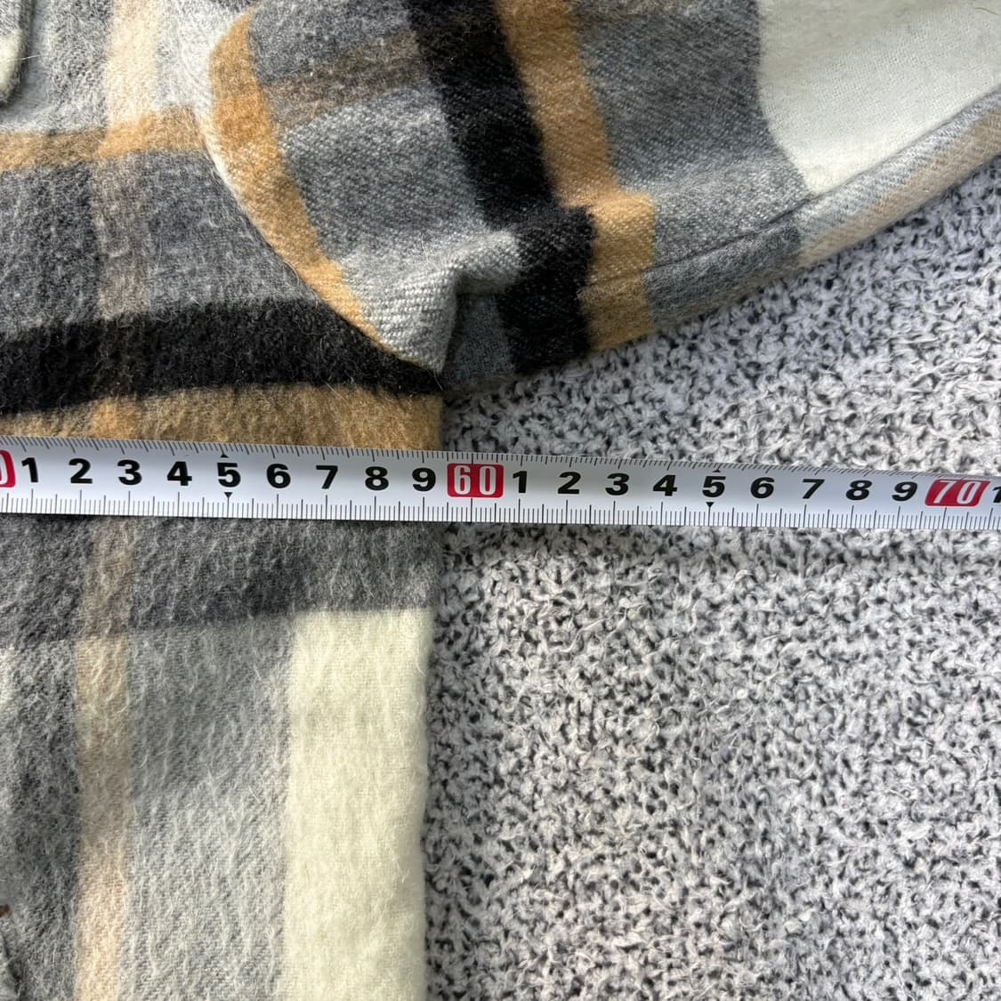 S 자라 남성 체크 셔츠 자켓 0325J 상품이미지5