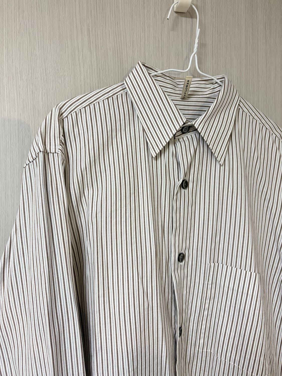 SUNFLOWER 선플라워 스트라이프 셔츠 S사이즈(100) 상품이미지1