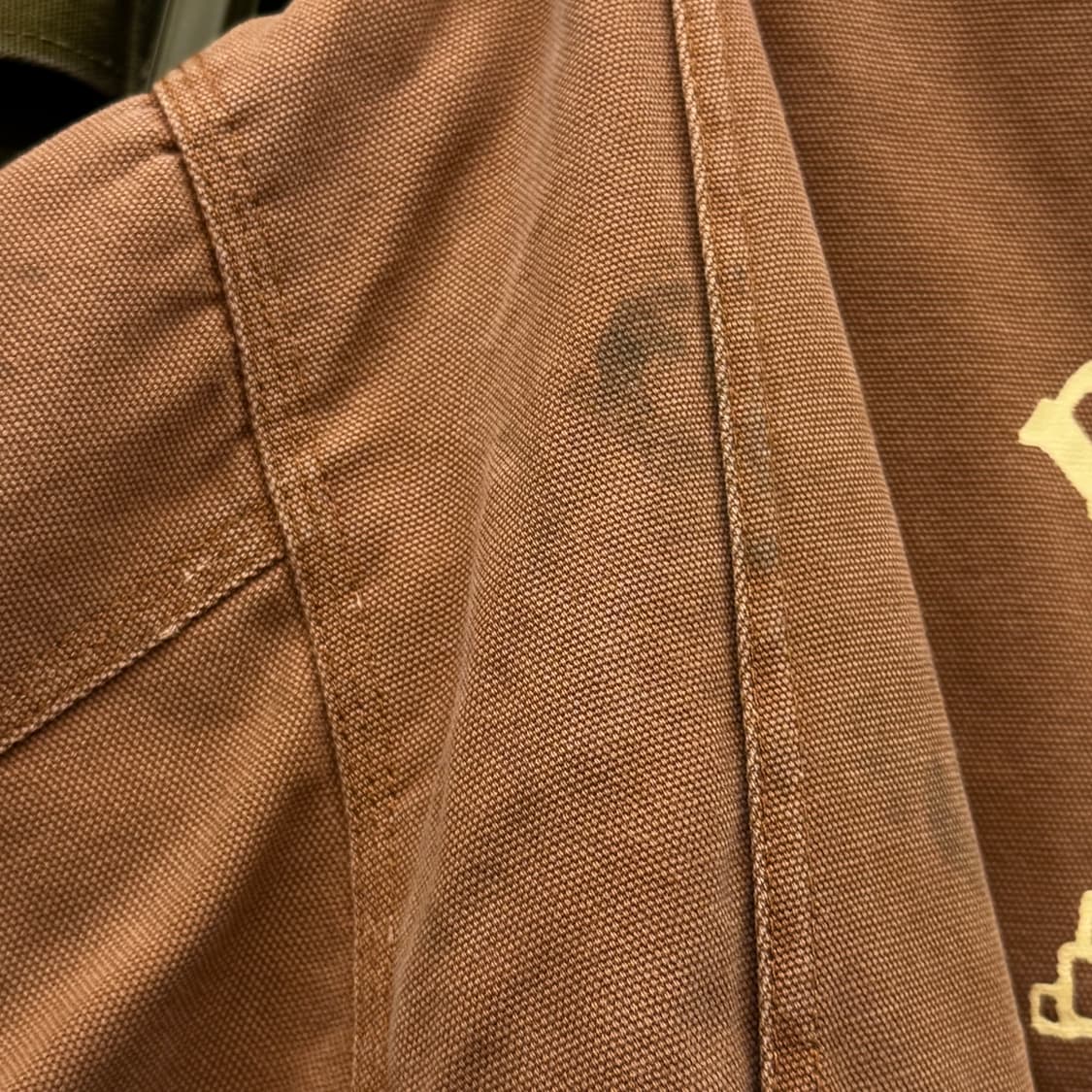 90s 코너스톤 후면 프린팅 헤비 캔버스 디트로이트 워크 자켓 상품이미지9