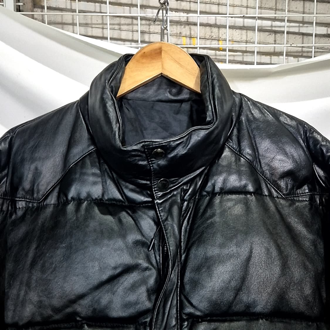 Vtg_소가죽 웨스턴 패딩 점퍼 상품이미지3