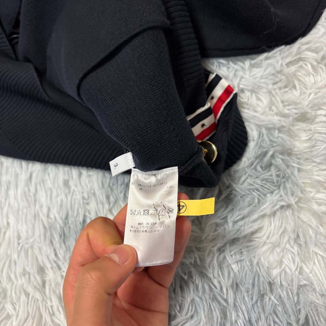 [3 Size] 톰브라운 밀라노 스티치 금장 가디건 상품이미지5