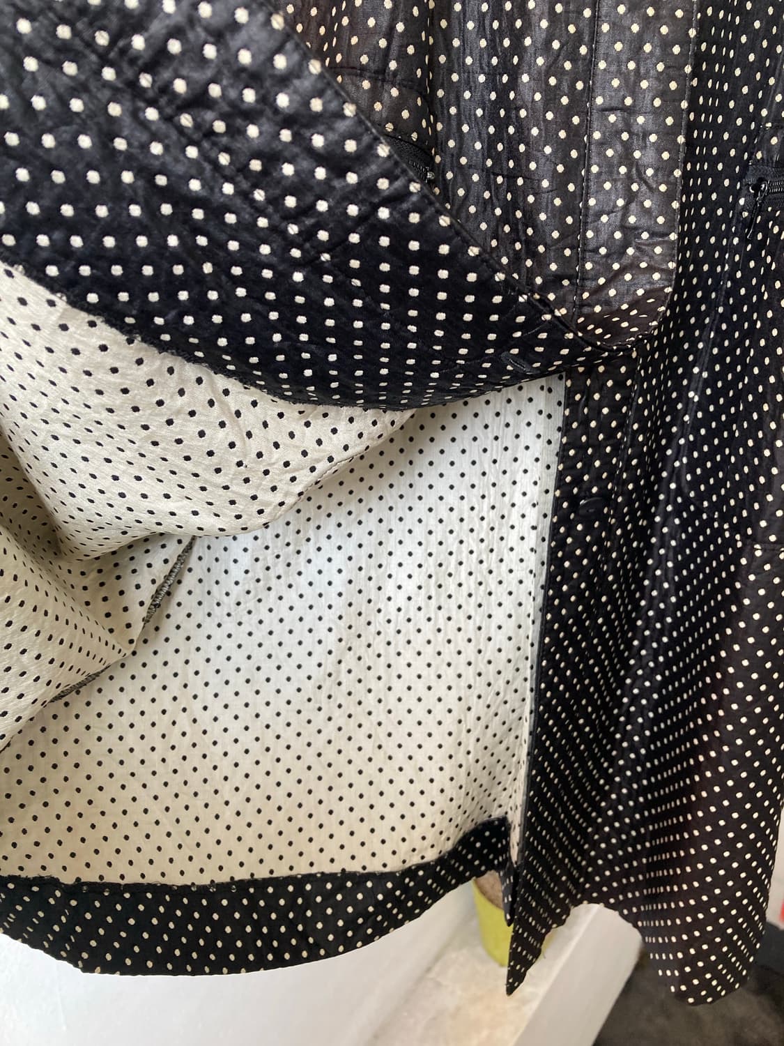 어깨 퍼프 도트 트렌치 야상 상품이미지8