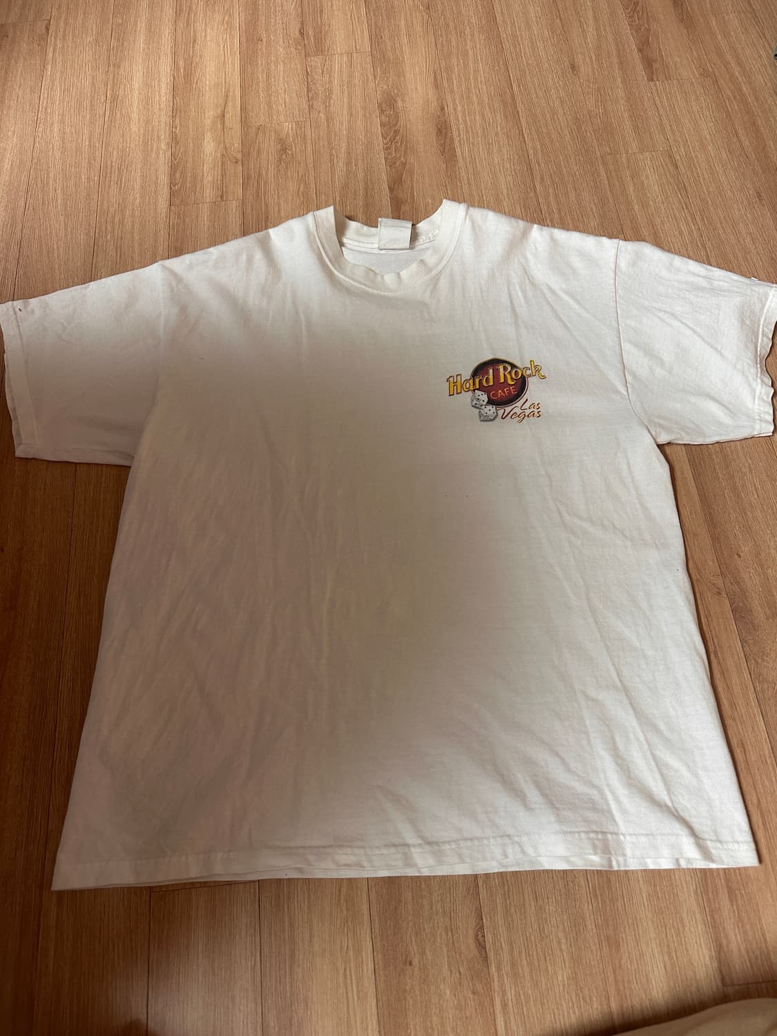 하드락 반팔(화이트/레드 , XL) 상품이미지1