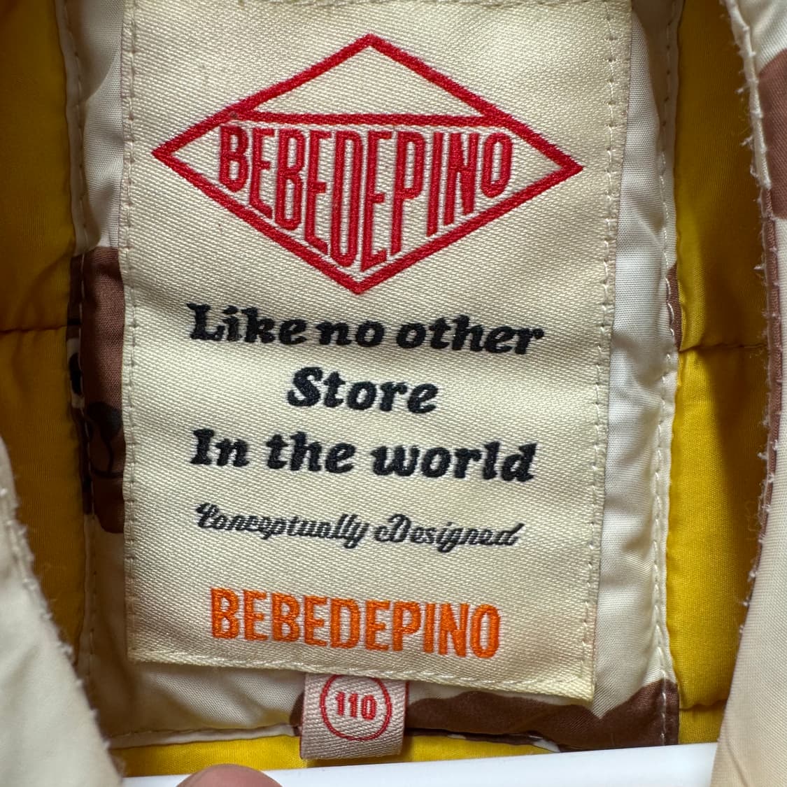 베베드피노 경량 패딩 110 상품이미지2