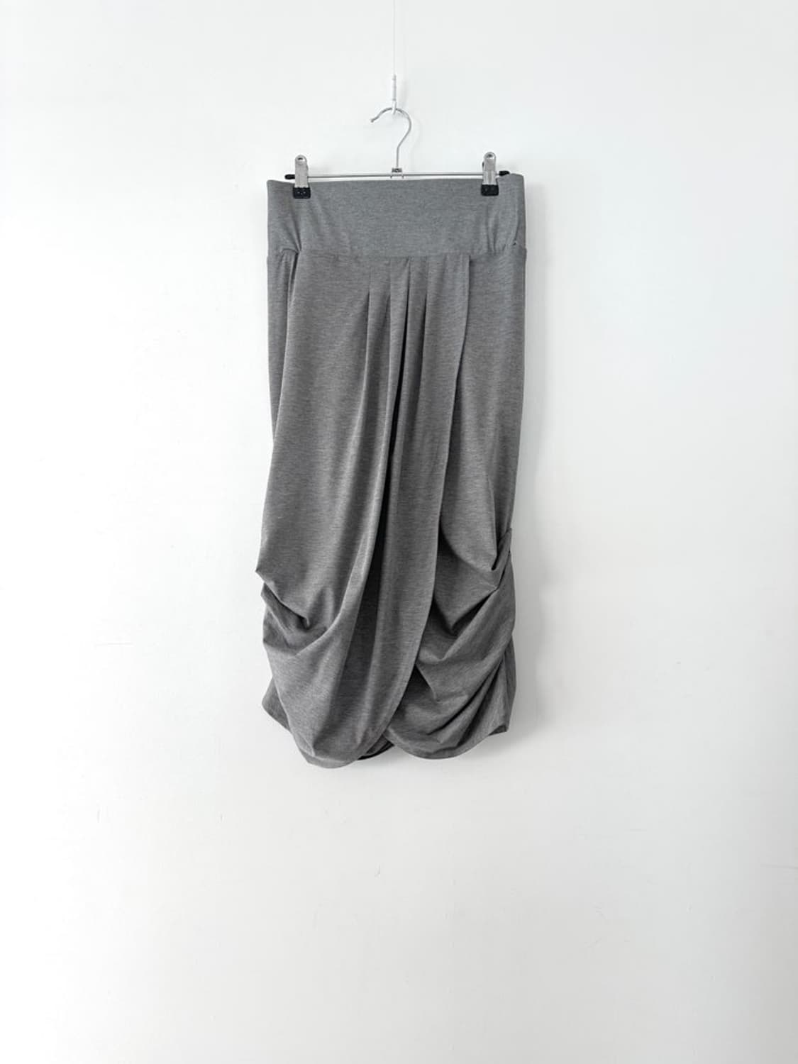 Curtain pin layer skirt/ grey 상품이미지1