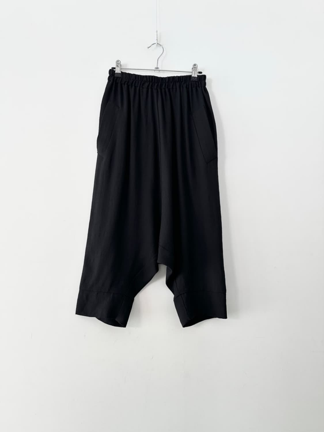 Loose easy banding pants / black 상품이미지1
