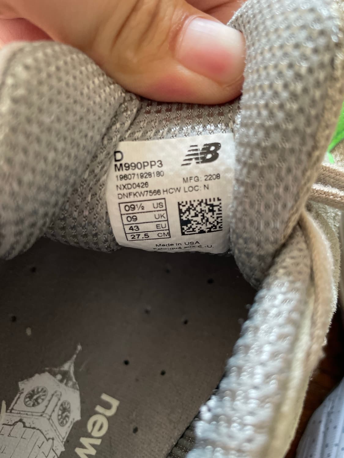 뉴발란스 X 파타 (PATTA) 990v3 275 상품이미지4