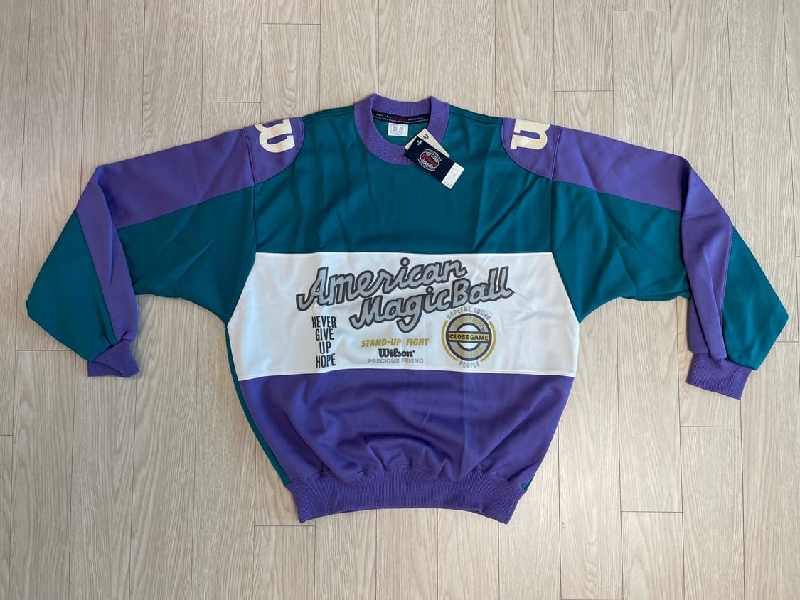 윌슨 90s 올드 스웻셔츠 맨투맨 1번 Wilson OLD 1990 상품이미지1