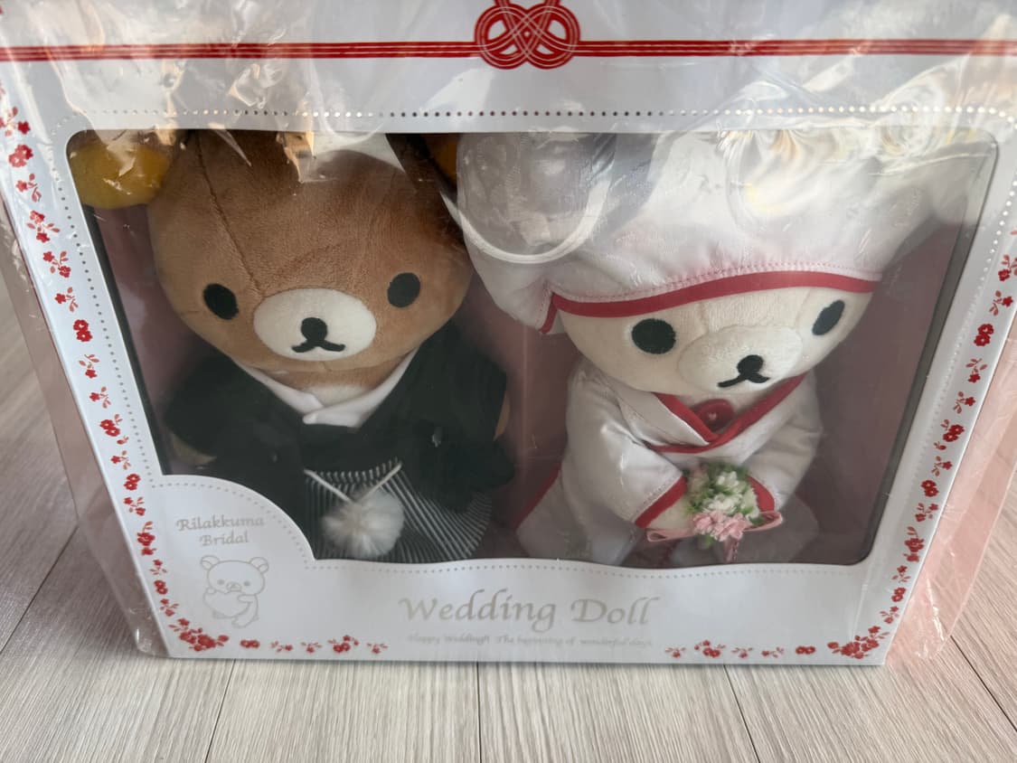 고전 리락쿠마 브라이덜 웨딩돌 결혼식 혼례 기모노 상품이미지1